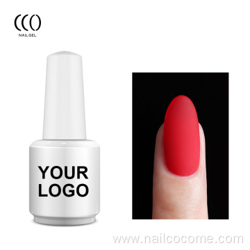 OEM long lasting uv top coat gel nail polish for nail salon